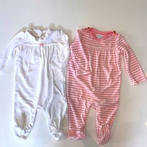 Ralph Lauren Velour Footies, size 6 months